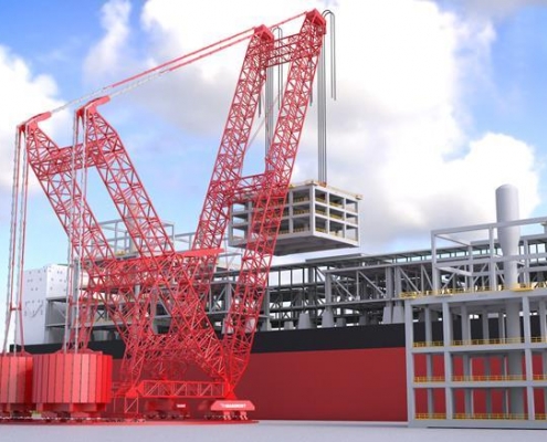 Mammoet reveal 18,000 tonne crane